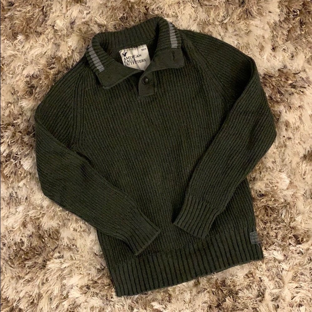 Olive Green American Eagle Sweater - Size M